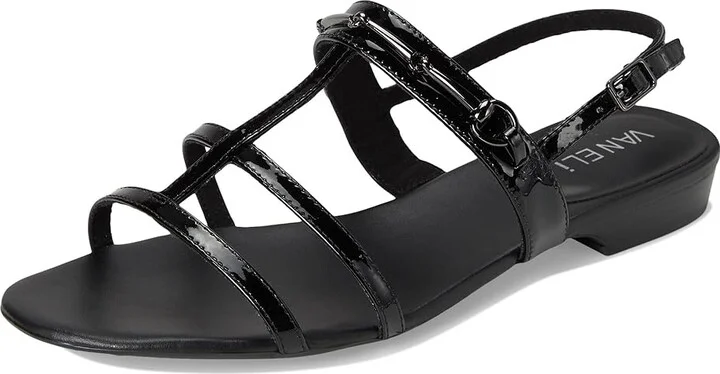 Vaneli Banjel Women's Sandals Black Patent : 8 W (D) - Image 5