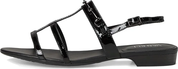 Vaneli Banjel Women's Sandals Black Patent : 8 W (D) - Image 6