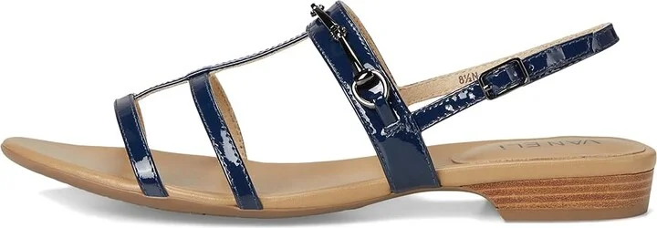 Vaneli Banjel Women's Sandals Navy Patent : 5 M (B) - Image 6