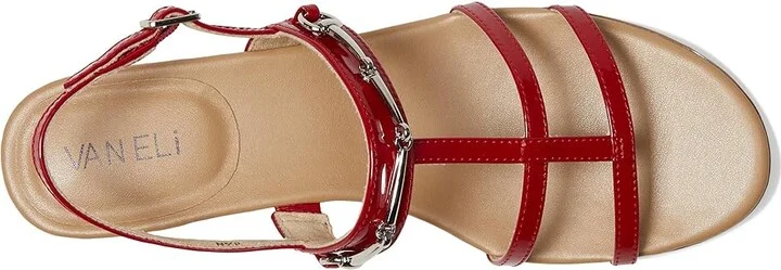 Vaneli Banjel Women's Sandals Red Patent : 6.5 M (B) - Image 2