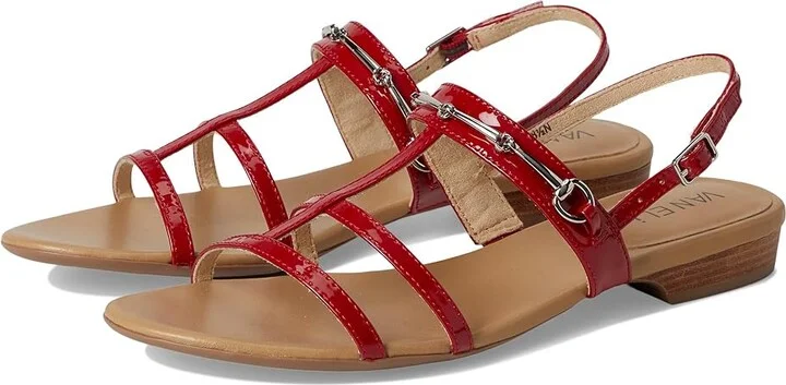 Vaneli Banjel Women's Sandals Red Patent : 6.5 M (B)
