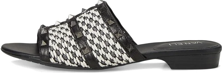 Vaneli Banyan Women's Sandals Black Aston : 6 M (B), Leather - Image 6