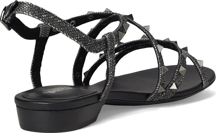 Vaneli Basira Women's Sandals Black Raffia : 9.5 M (B), Leather/Rubber - Image 4