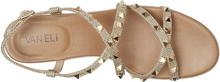 Vaneli Basira Women's Sandals Camel Raffia : 5.5 M (B), Leather/Rubber - Image 2