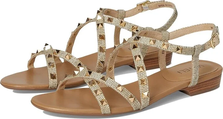 Vaneli Basira Women's Sandals Camel Raffia : 5.5 M (B), Leather/Rubber