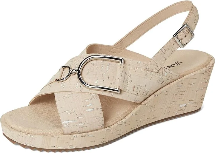 Vaneli Cadesh Women's Sandals White Cork : 7.5 W (D) - Image 5