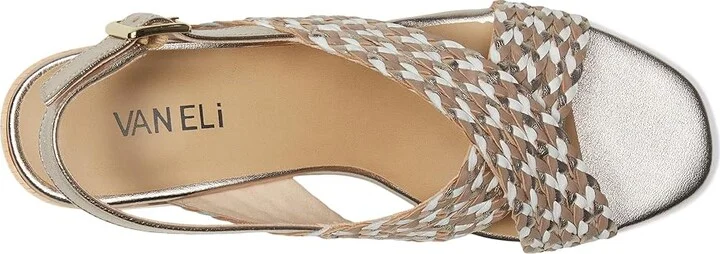 Vaneli Cadmus Women's Sandals Shell Mercury Combo : 9.5 N (AA), Leather - Image 2