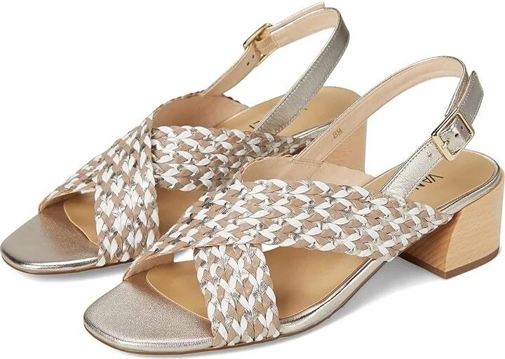 Vaneli Cadmus Women's Sandals Shell Mercury Combo : 9.5 N (AA), Leather