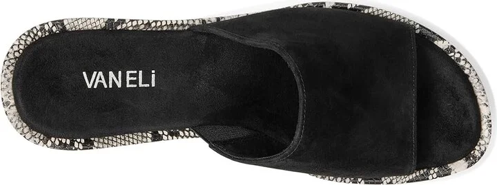 Vaneli Calla Women's Sandals Black Suede : 7 M (B) - Image 2