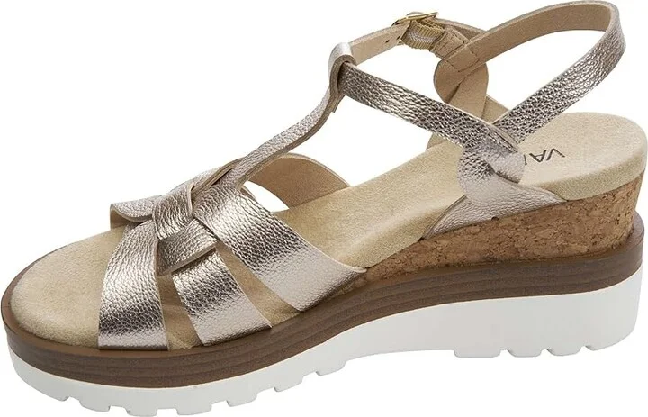 Vaneli Carly Women's Shoes Shell Grained Met : 6 M (B), Leather - Image 4