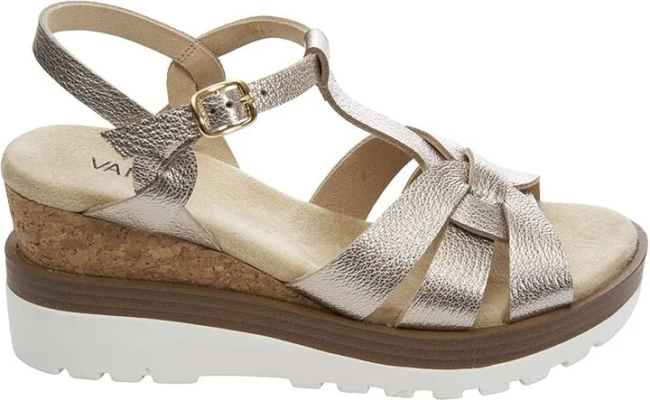 Vaneli Carly Women's Shoes Shell Grained Met : 6 M (B), Leather - Image 5