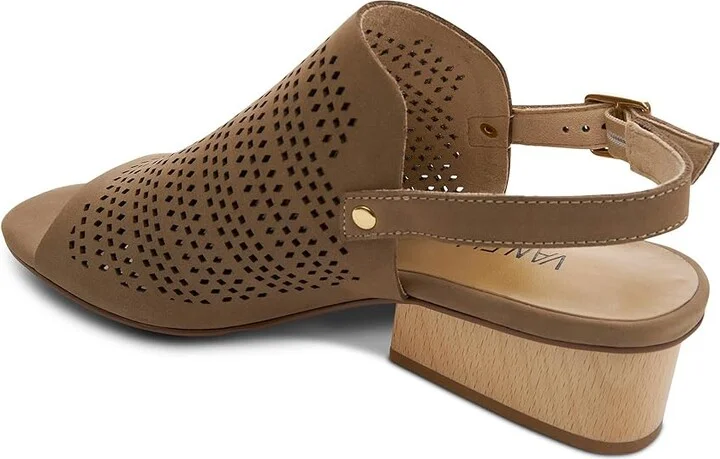Vaneli Cath Women's Sandals Taupe Nabuk : 8 M (B), Leather/Rubber - Image 3