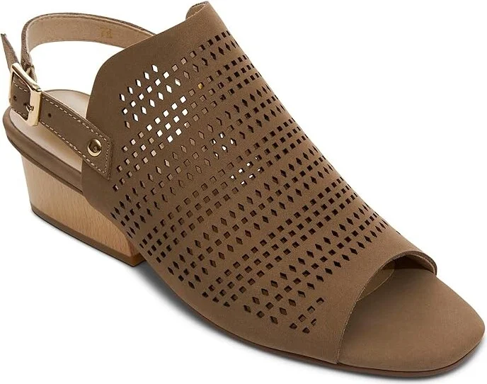 Vaneli Cath Women's Sandals Taupe Nabuk : 8 M (B), Leather/Rubber - Image 4