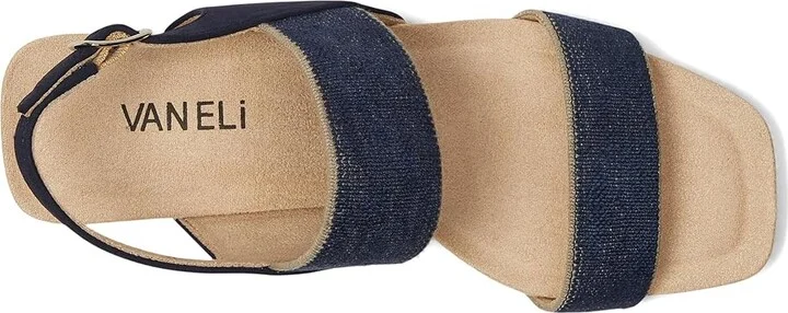 Vaneli Catlee Women's Sandals Denim Linelast : 7.5 M (B), Leather/Rubber - Image 2