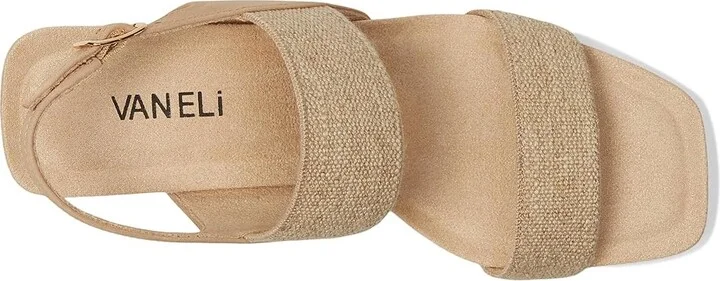 Vaneli Catlee Women's Sandals Natural Linelast : 7.5 M (B), Leather/Rubber - Image 2