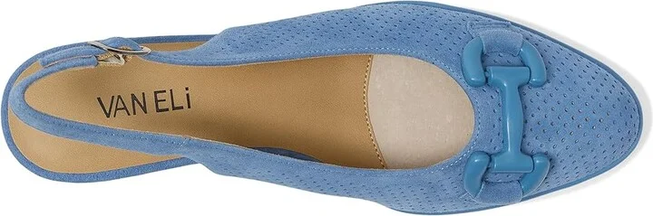 Vaneli Dabry High Women's Heels Azure Suede : 8 M (B) - Image 2