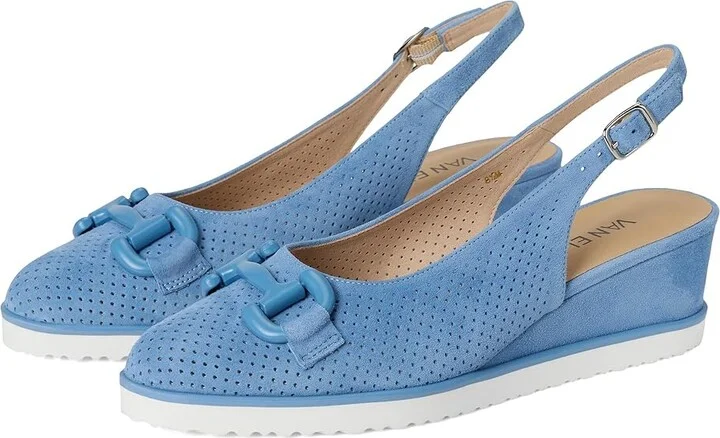 Vaneli Dabry High Women's Heels Azure Suede : 8 M (B)