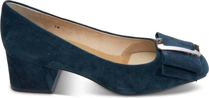 Vaneli Dannee Women's Flat Shoes Navy Suede : 7 M (B) - Image 4
