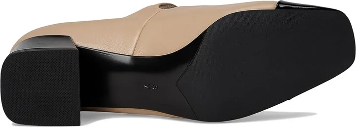 Vaneli Darin Women's Flat Shoes Ecru Nappa/Black Patent : 6 M (B), Leather - Image 3