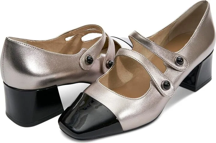 Pewter Mercury,black Patent