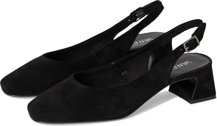 Vaneli Darsy Women's Flat Shoes Black Suede : 8 N (AA)