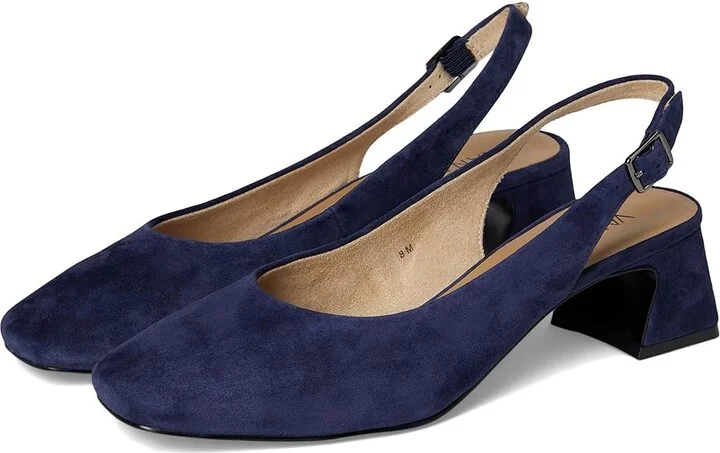 Vaneli Darsy Women's Flat Shoes Navy Suede : 6 M (B)