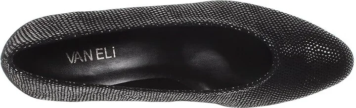 Vaneli Dayle Women's 1-2 inch heel Shoes Black E-Print : 7.5 N (AA), Leather - Image 3
