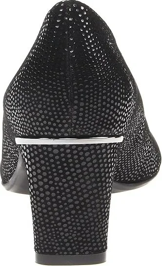 Vaneli Dayle Women's 1-2 inch heel Shoes Black E-Print : 7.5 N (AA), Leather - Image 5