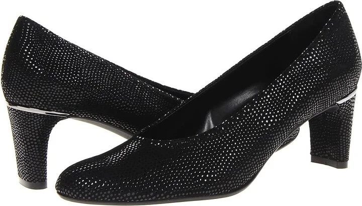 Vaneli Dayle Women's 1-2 inch heel Shoes Black E-Print : 7.5 N (AA), Leather