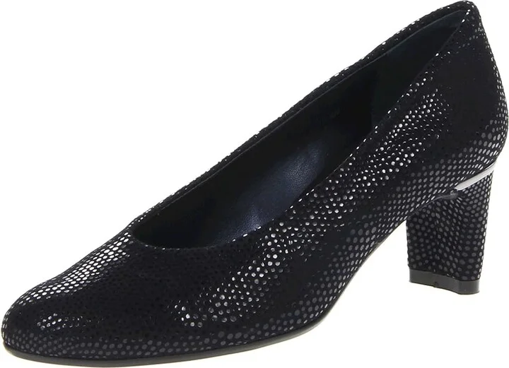 Vaneli Dayle Women's 1-2 inch heel Shoes Navy E-Print : 8 N (AA), Leather - Image 2