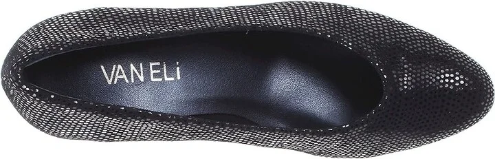 Vaneli Dayle Women's 1-2 inch heel Shoes Navy E-Print : 8 N (AA), Leather - Image 3