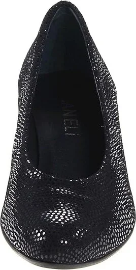 Vaneli Dayle Women's 1-2 inch heel Shoes Navy E-Print : 8 N (AA), Leather - Image 6
