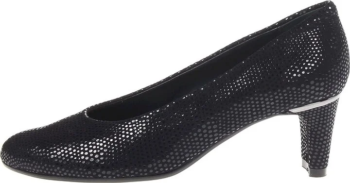 Vaneli Dayle Women's 1-2 inch heel Shoes Navy E-Print : 8 N (AA), Leather - Image 7