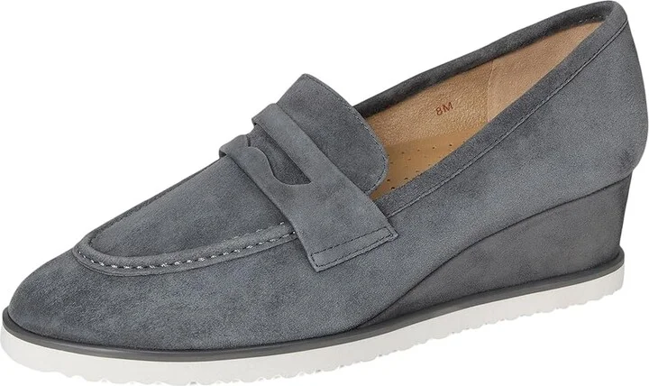 Vaneli Devera Women's Flat Shoes Grey Suede : 12 M (B) - Image 5