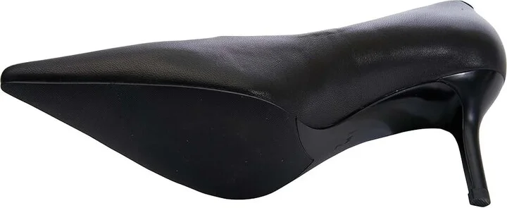 Vaneli Dorcet High Women's Heels Black Nappa : 7 M (B), Leather - Image 2