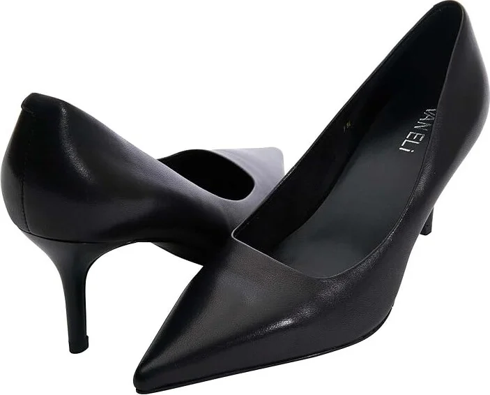 Vaneli Dorcet High Women's Heels Black Nappa : 7 M (B), Leather