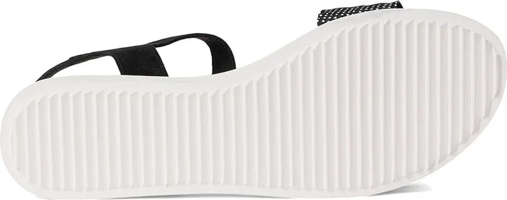 Vaneli Elsbet Women's Sandals Black Suede/Black/White Dots : 6.5 M (B) - Image 3