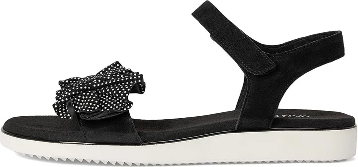 Vaneli Elsbet Women's Sandals Black Suede/Black/White Dots : 6.5 M (B) - Image 6