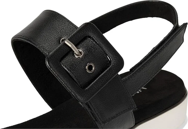 Vaneli Elysha Women's Sandals Black Aston : 6 M (B), Leather - Image 7