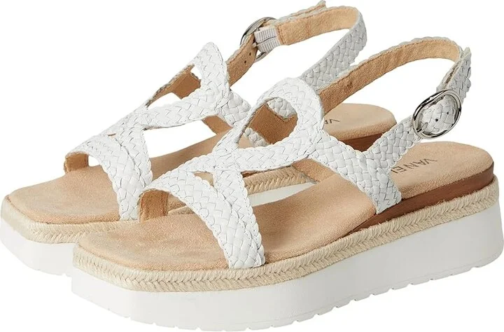 Vaneli Emalia Women's 1-2 inch heel Shoes White Nappa : 11 M (B)