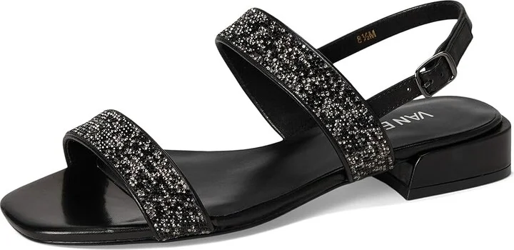 Vaneli Emmey Women's Sandals Black Nappa : 9 M (B), Leather - Image 5