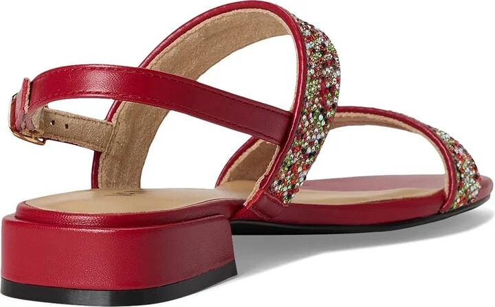 Vaneli Emmey Women's Sandals Red Nappa : 8.5 N (AA), Leather - Image 4