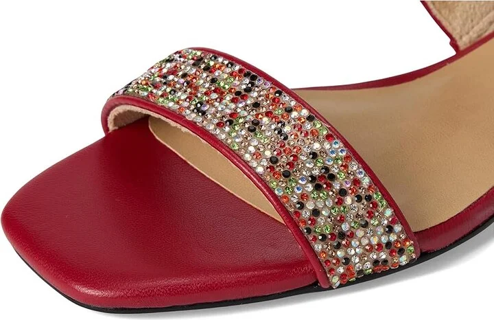 Vaneli Emmey Women's Sandals Red Nappa : 8.5 N (AA), Leather - Image 7