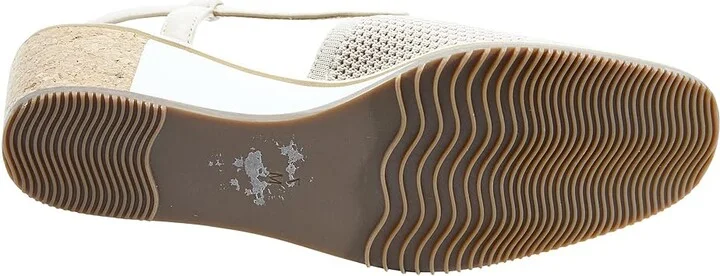 Vaneli Greer Women's Shoes Ecru Stretch Knit : 5 M (B), Textile - Image 3
