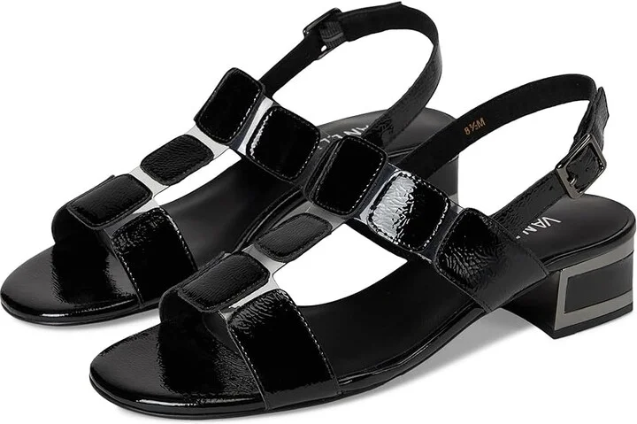 Vaneli Hatty Women's Sandals Black Naplak : 6 M (B), Leather