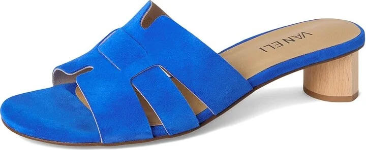 Vaneli Heidi Women's Sandals French Blue Suede : 12 M (B) - Image 5