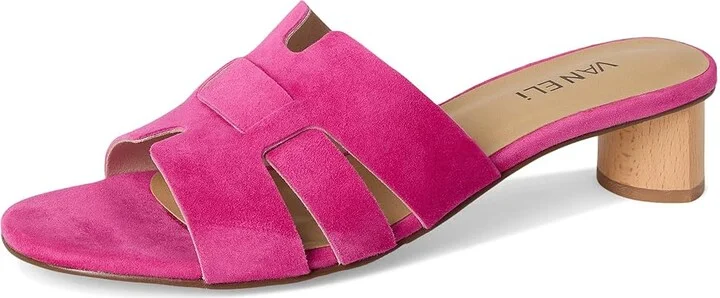 Vaneli Heidi Women's Sandals Fushia Suede : 10 N (AA) - Image 5