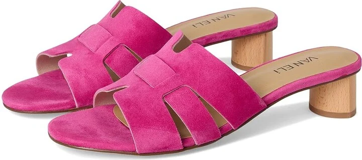 Vaneli Heidi Women's Sandals Fushia Suede : 10 N (AA)
