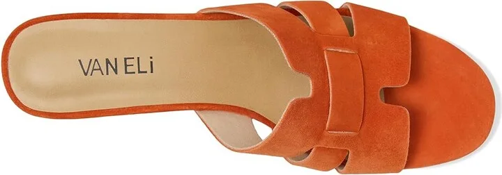 Vaneli Heidi Women's Sandals Orange Suede : 11 M (B) - Image 2