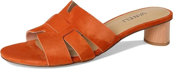 Vaneli Heidi Women's Sandals Orange Suede : 11 M (B) - Image 5